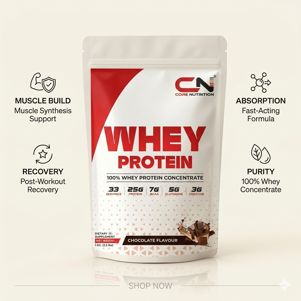 Core Nutrition - Whey Protein Chocolate - Core Nutrition