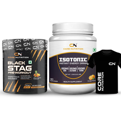 Isotonic Instant Energy & Black STag Pre Workout