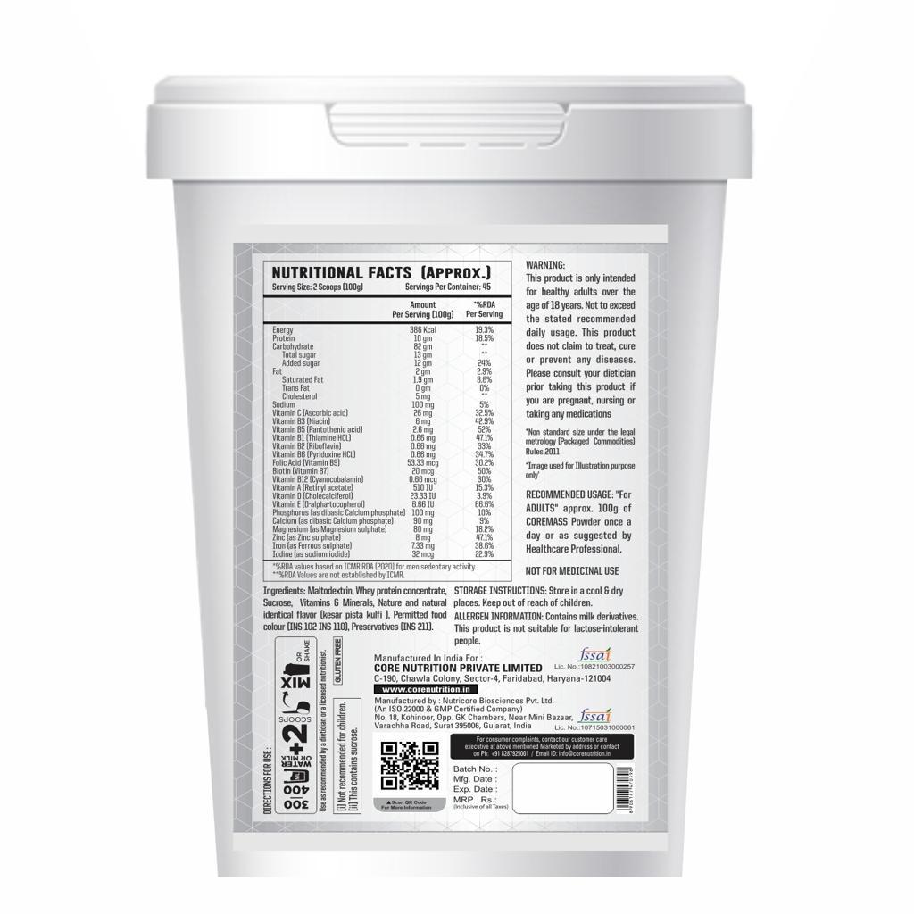 CoreMass - Mass & Weight Gainer