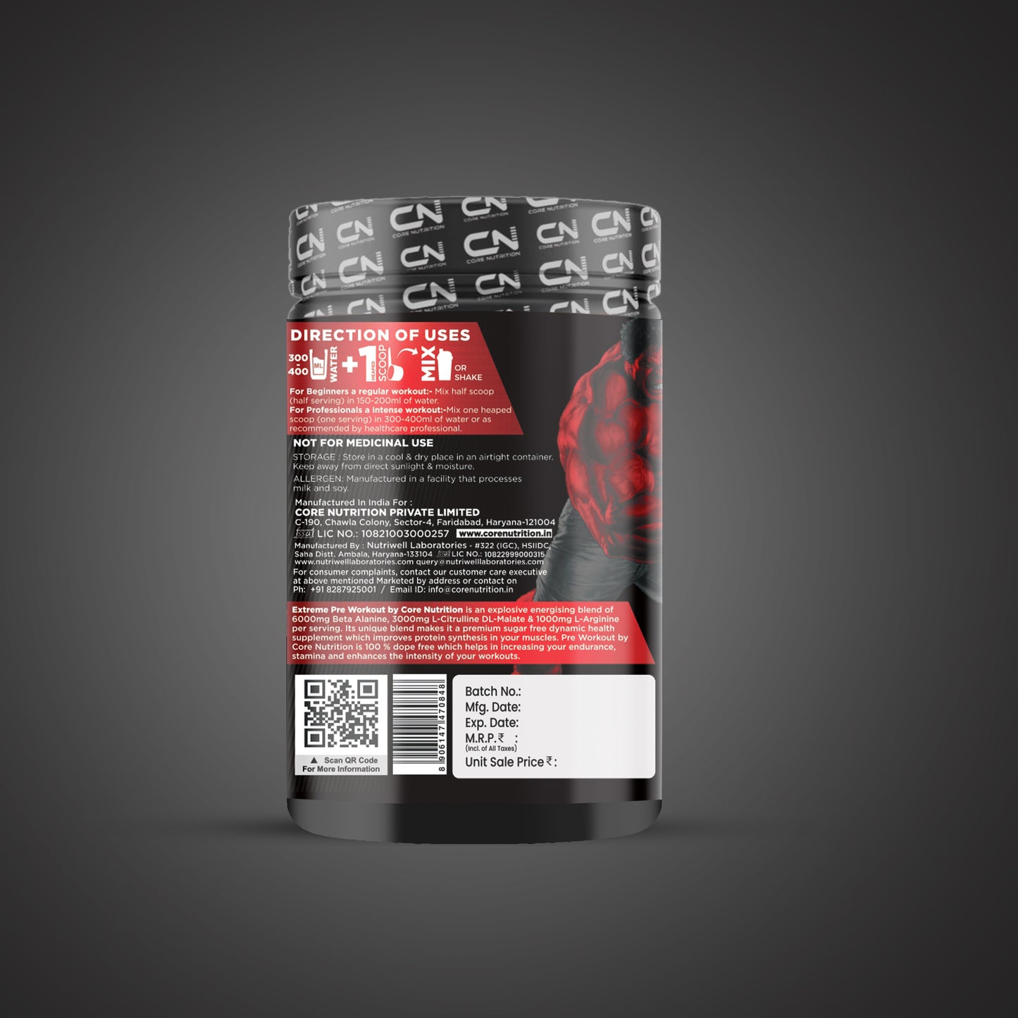 Core Nutrition Extreme Pre-Workout