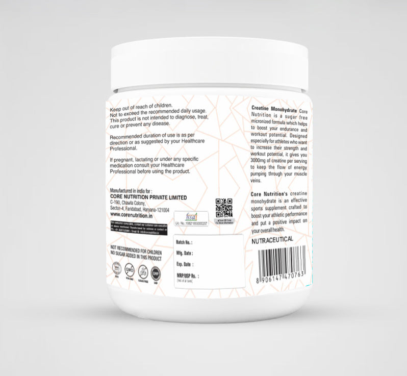 Core Nutrition - Creatine Monohydrate Powder