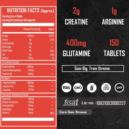 Core Gain Xtreme Tablets - Core Nutrition