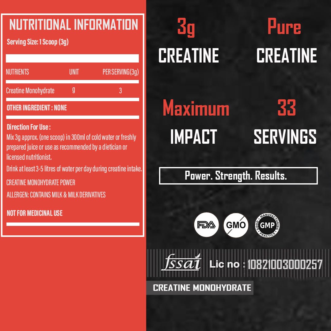 Core Nutrition - Creatine Monohydrate Powder - Core Nutrition