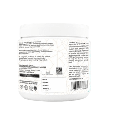 Core Nutrition - Creatine Monohydrate Powder - Core Nutrition