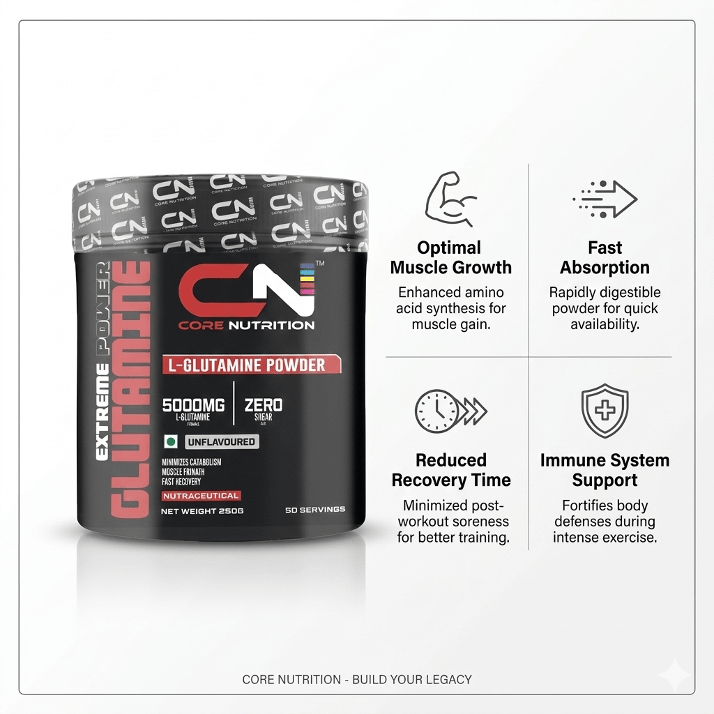 Core Nutrition L - Glutamine Powder - Core Nutrition