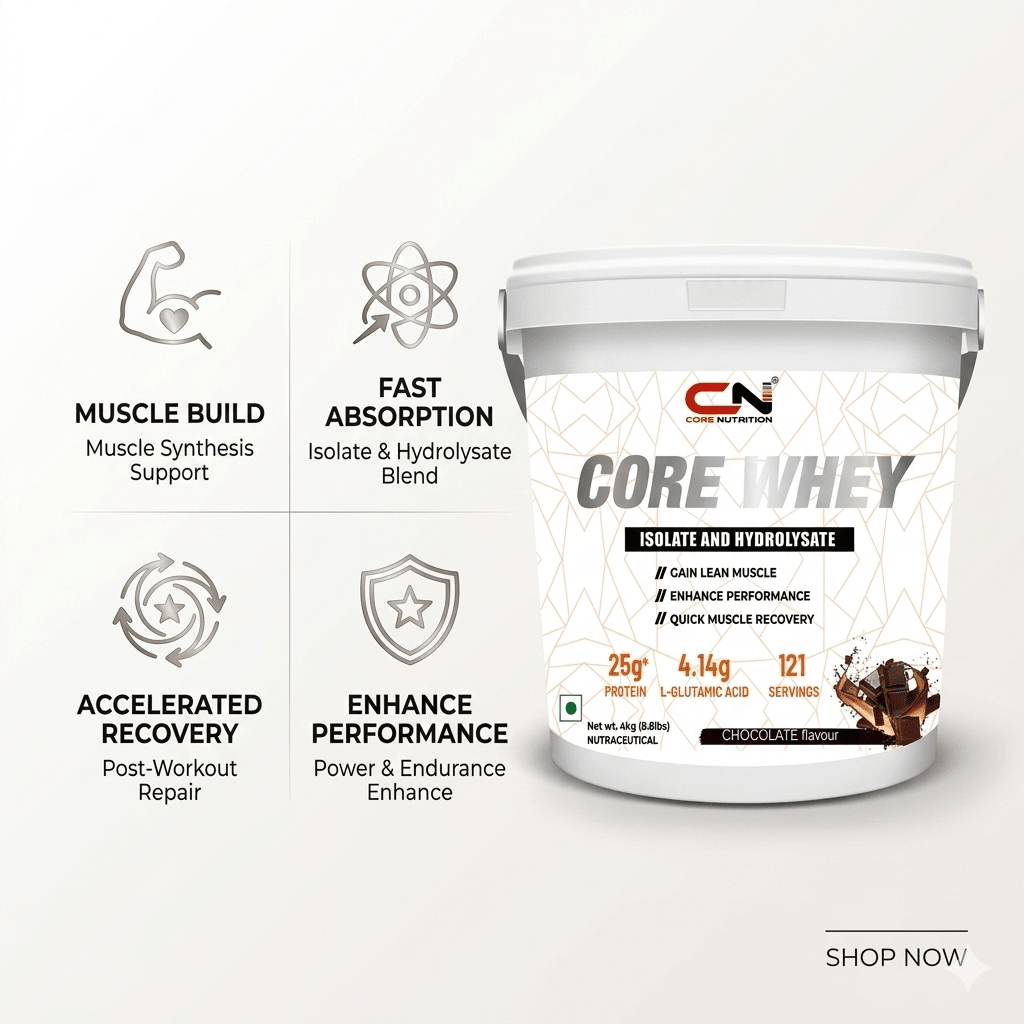 Core Whey - Isolate & Hydrosylate - Core Nutrition