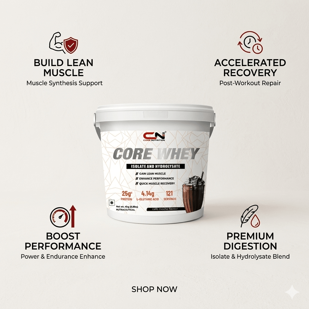 Core Whey - Isolate & Hydrosylate - Core Nutrition