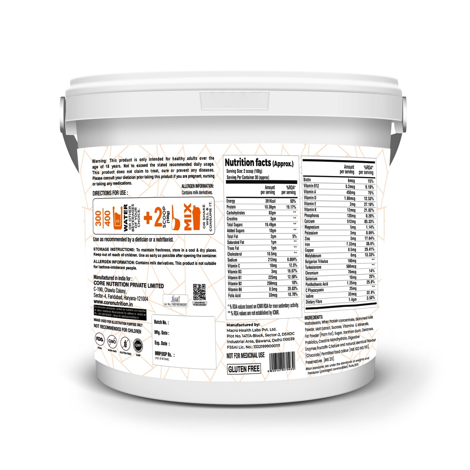Coremass (4.5kg) - Core Nutrition